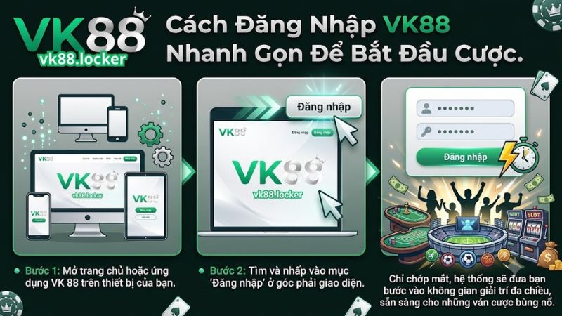 Hướng dẫn chi tiết thao tác đăng nhập VK88 trên điện thoại và máy tính Hướng dẫn chi tiết thao tác đăng nhập VK88 trên điện thoại và máy tính