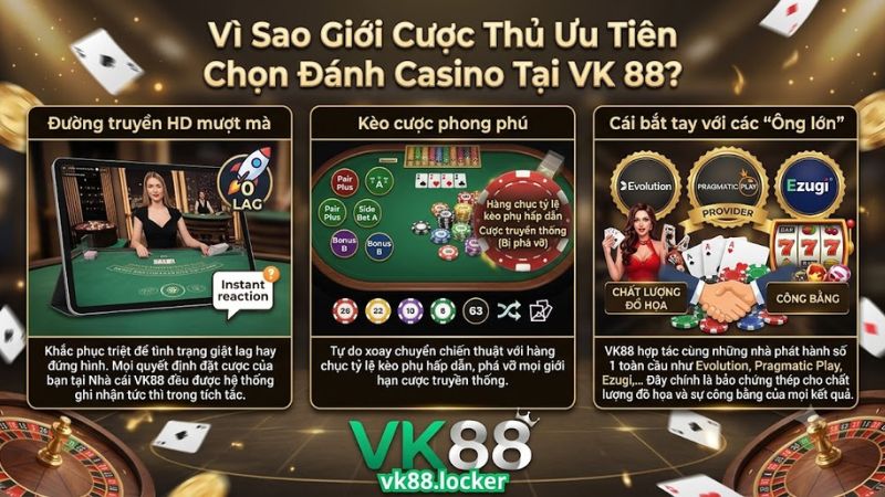 Những ưu điểm vượt trội khi tham gia cá cược tại nhà cái VK88 Những ưu điểm vượt trội khi tham gia cá cược tại nhà cái VK88